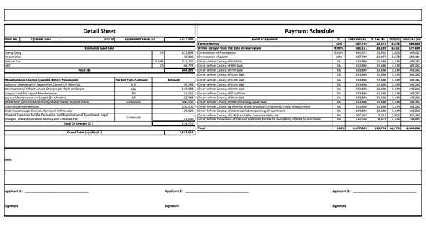 Satyam Le 36 Kharghar payment plan